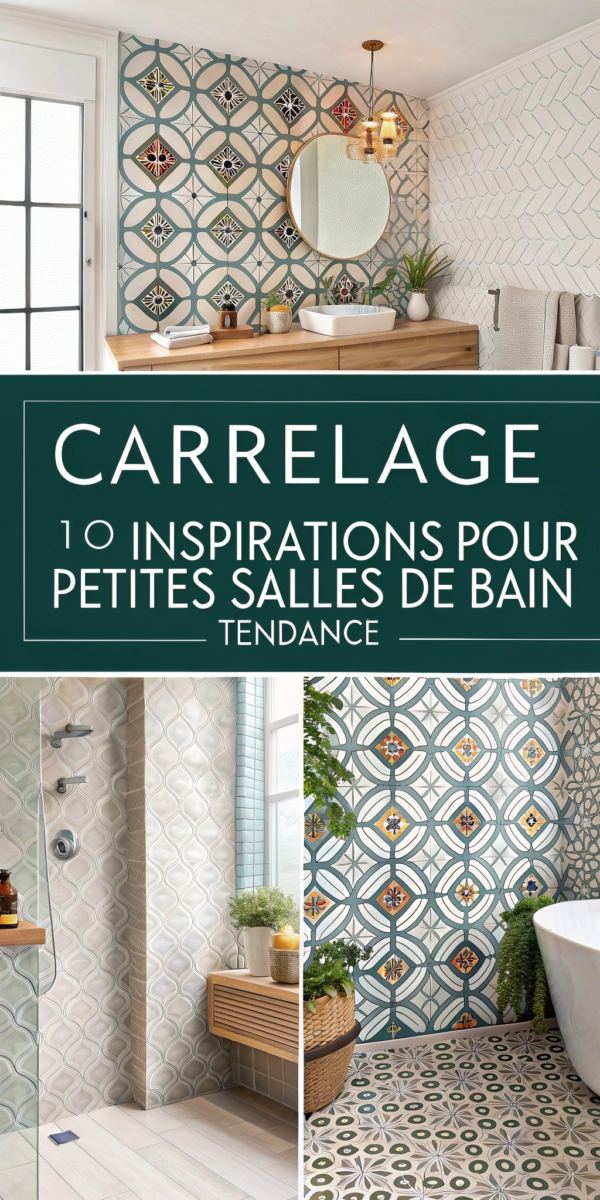 Carrelage salle de bain moderne