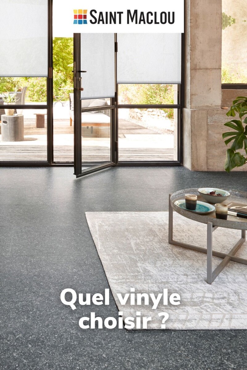 Sol vinyle imitation parquet