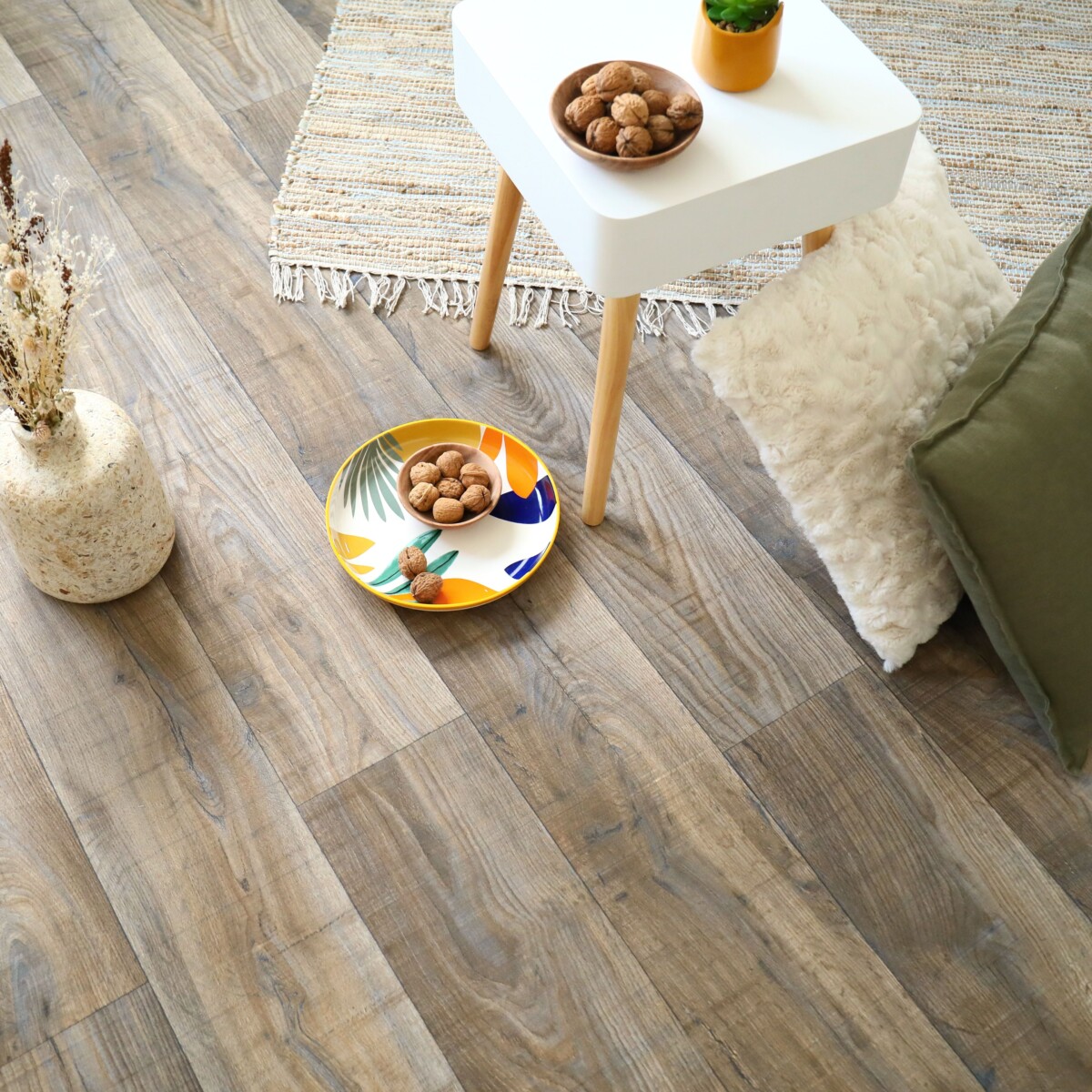 Sol vinyle imitation parquet
