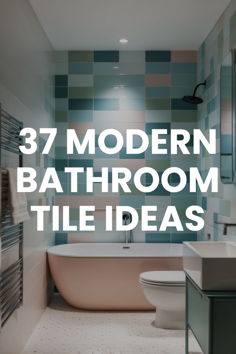 Carrelage salle de bain moderne