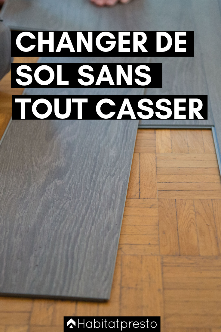 revêtement de sol sur carrelage