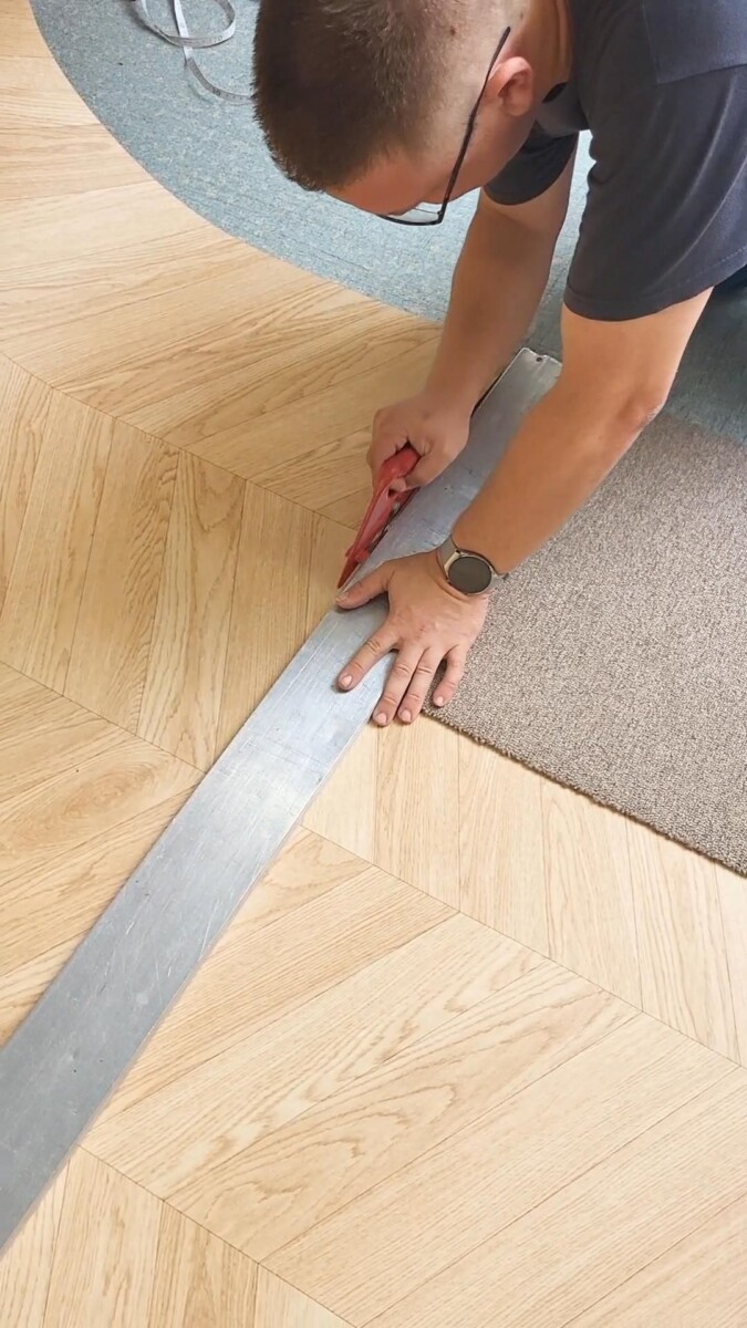 Sol vinyle imitation parquet