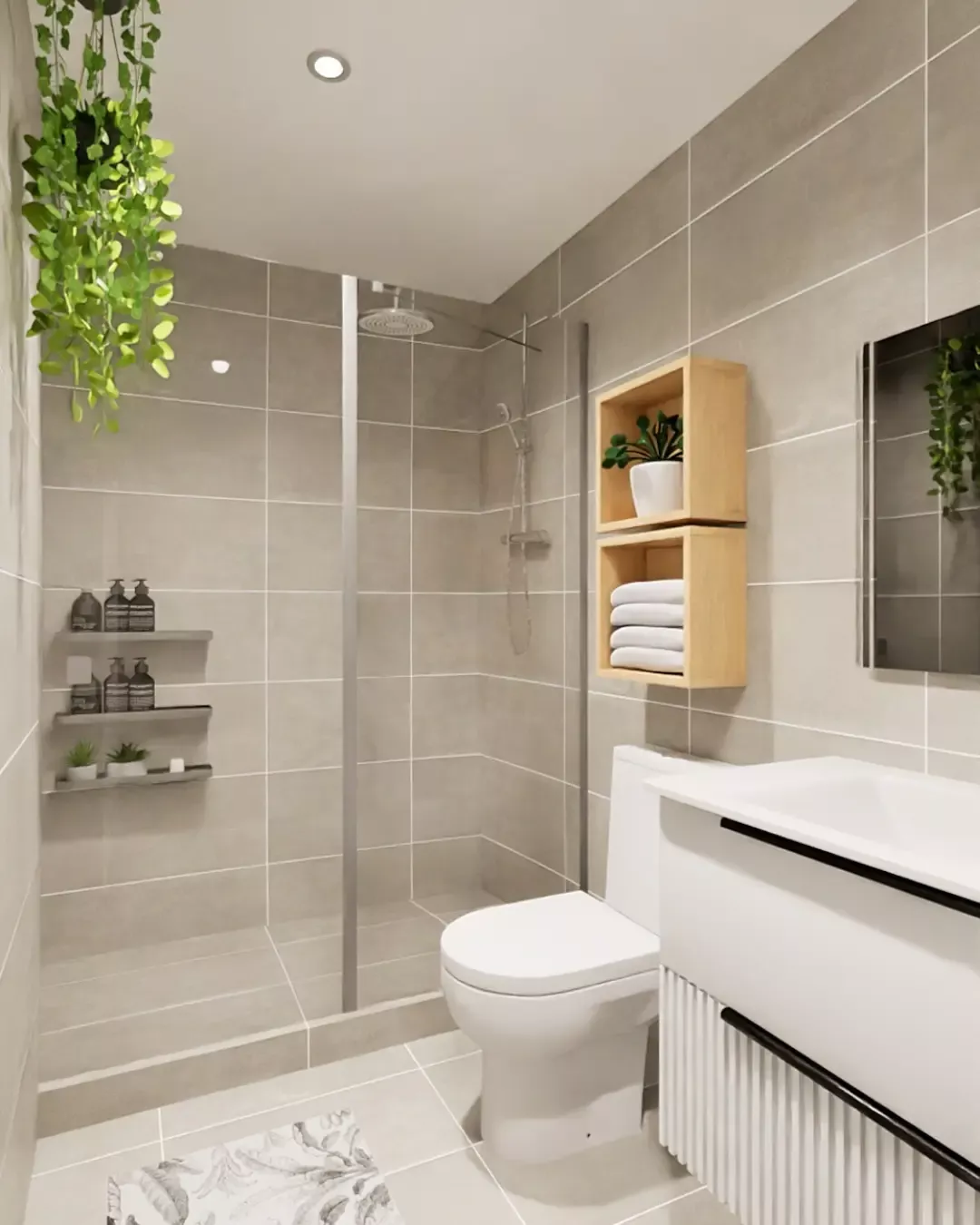 Carrelage salle de bain moderne
