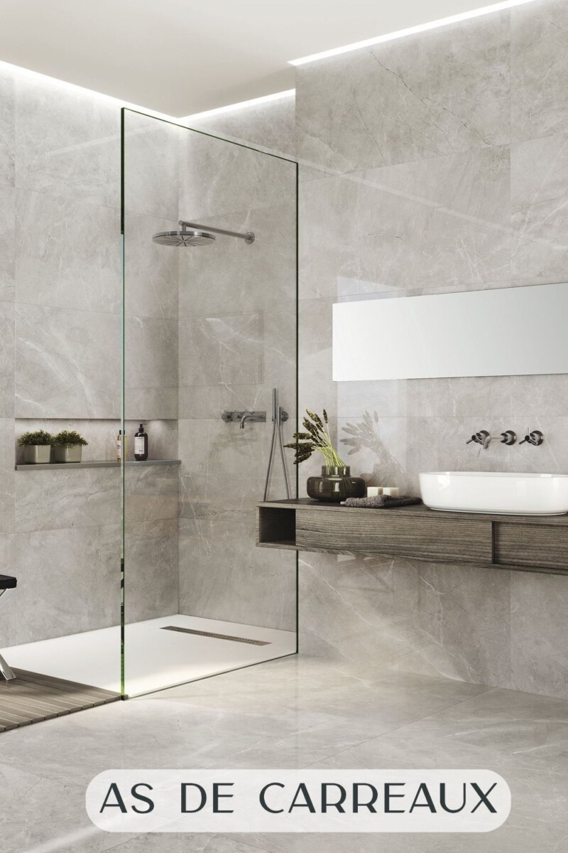 Carrelage salle de bain moderne