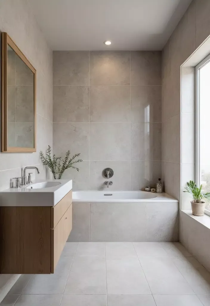 Carrelage salle de bain moderne