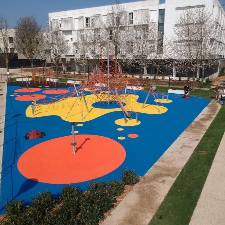 revêtement de sol extérieur aire de jeux